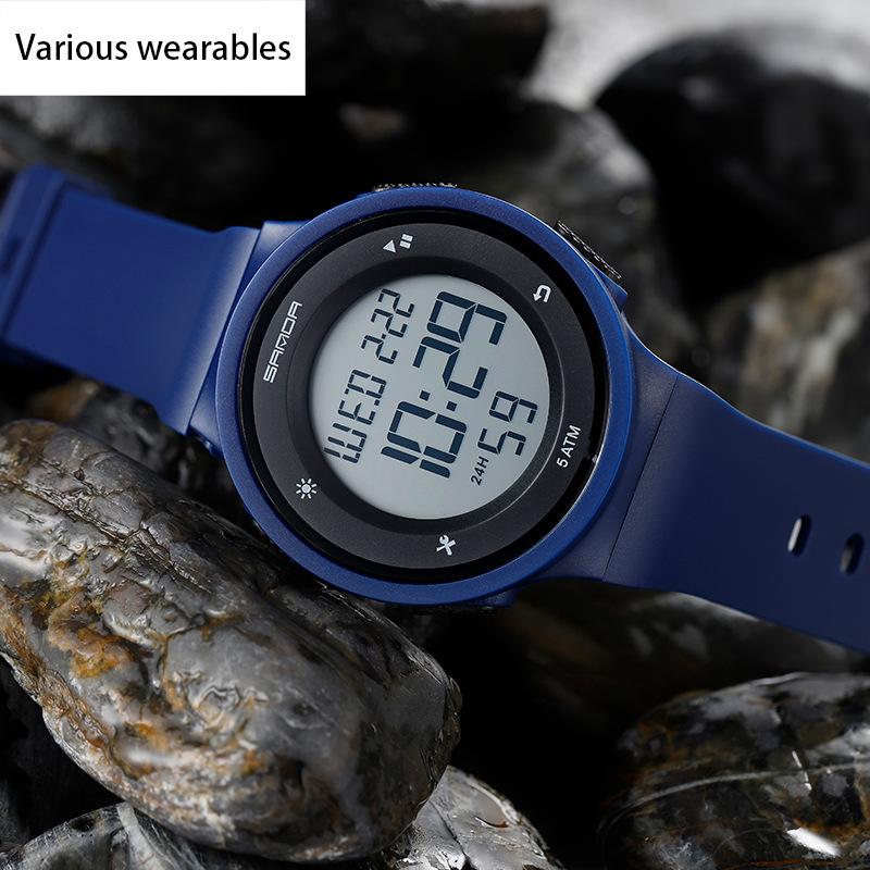Multifunctional Glow-in-the-dark Waterproof Outdoor Mountaineering Digital Watch Diving Watch