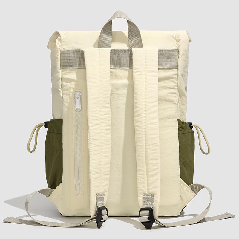 Outdoor Color Contrast Backpack Lightweight Sports Travel Bag Couple's Backpack Large Capacity Student Schoolbag