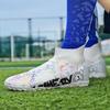 2024 Men's Soccer Shoes Large Size Ultralight Football Boots Boys Sneakers Non-Slip AG/TF Soccer Cleats Ankle Boots Unisex