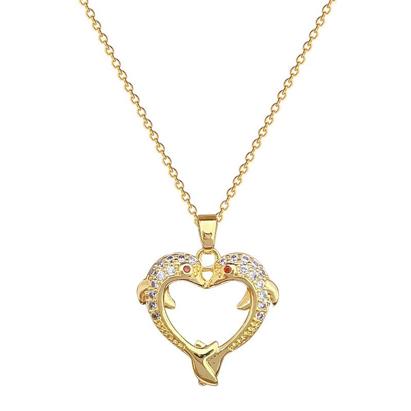 Love Haiteng, Light Luxury Temperament Gorgeous Full Diamond Necklace Women'S Versatile Collarbone Chain Titanium Steel Chain