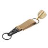 Bear Bell Thickened Webbing Brass with Snap Hook Clear Sound Keychain Bell for Outdoor Climbing