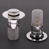 Bathroom Sink Plug Stopper Pop-Up Sink Drain Strainer Plug Universal Basin Core Drain Filter For 8Cm Depth Shower Sink Filter