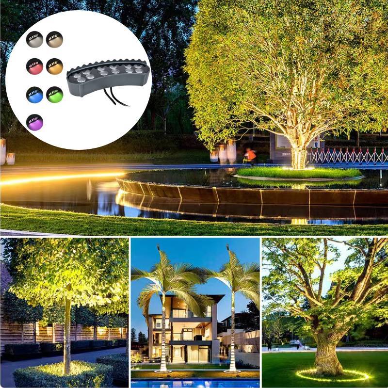 Led Tree Light With Aluminum Alloy Housing Waterproof Garden Lighting For Landscape Use