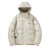 Winter 2024 Men's Fashion Hooded White Duck Down Jacket for Couples