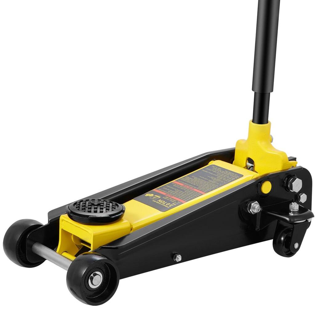 Low Profile Floor Jack 3 Ton Heavy Steel Single Piston Hydraulic Pump