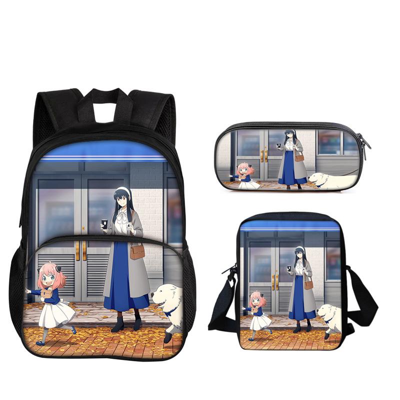 3pcs Set Knapsack for Boys Girls Best Gift Regretevator Gnarpy Child School With Lunch Box Pencil Bags School Pupil Bags
