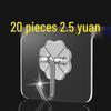 LIEI Electroplated Adhesive Bathroom Hook