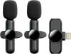 K3 Dual Channel 2.4G Wireless Lapel Microphone for Mobile Phones - Ideal for Recording, Video, and Live Streaming.
