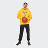 Nike Los Angeles Lakers LeBron James #6 Fleece-Lined Pullover Hoodie With Solid Color Letter Print Men Hoodie Yellow DB1182-728