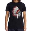 Mens Tshirt 100 Cotton Casual Funny Indian Skull Print Loose Oneck Cool Summer T Shirt for Men Short Sleeve Tshirt Male