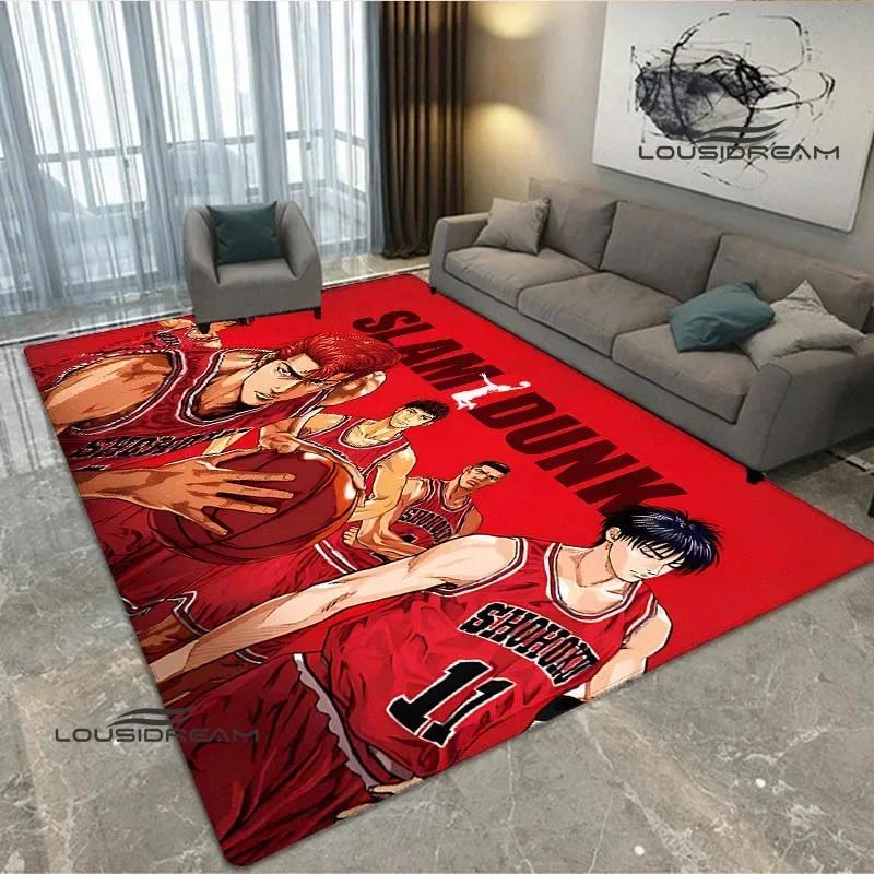 3D Cartoon Slam Dunk printed carpet Non-slip carpet outdoor carpets area rug Home bedroom decor rug for bedroom birthday gift