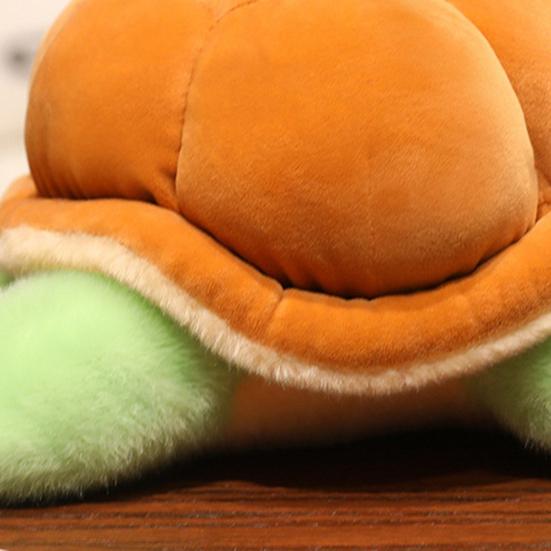 Bread Turtle Plush Toy Cartoon Soft Stuffed Animal Sleep Companion Pillow Sofa Back Cushion Gifts for Boys Girls