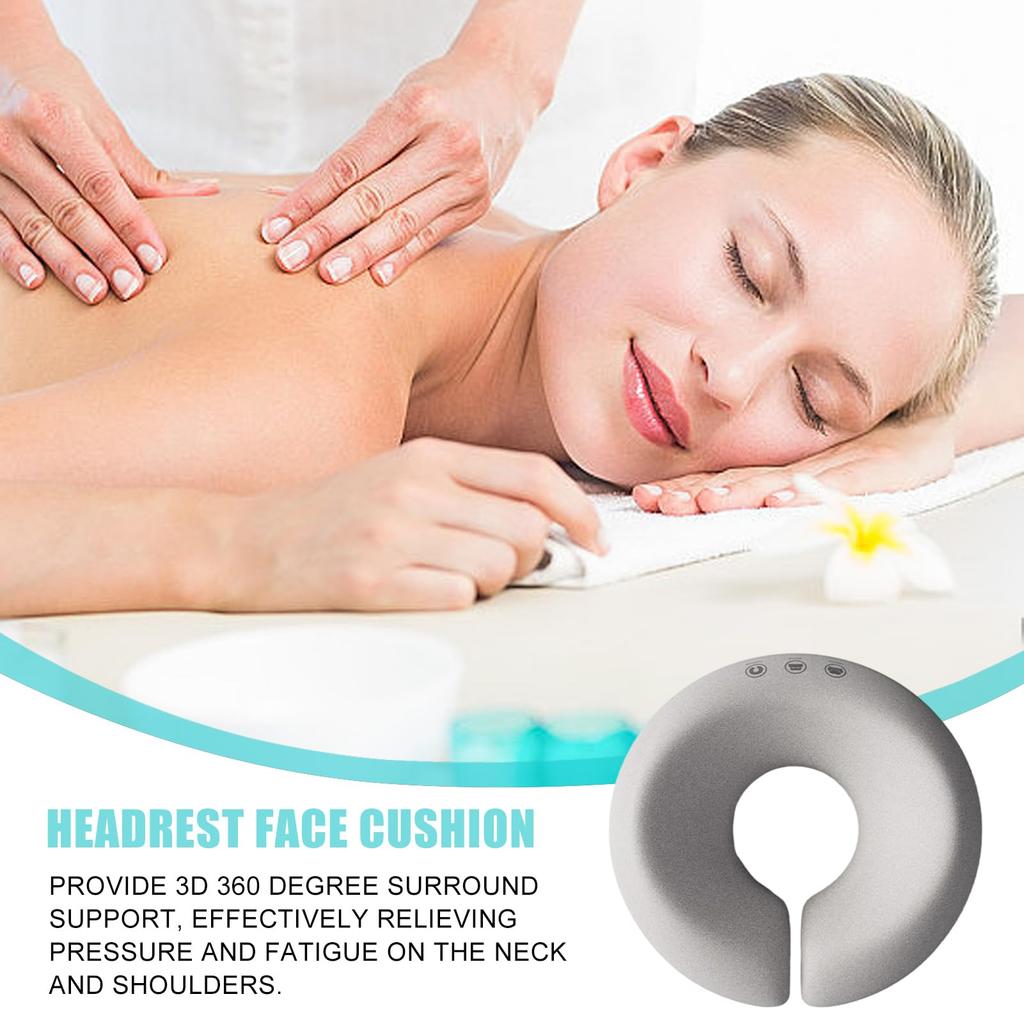 Massage Face Universal Face Comfortable Face Beauty Salon Cushion Massage Headrest Soft Elastic Table Salon Use Pillow, Cushion, U-Shaped, Pillow,