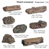 Oenux Simulation Household Decoration Stone Tree Stump Baobab Cacti Farm House Car Fence Accessory Animals Model Education Kids Toys