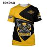 Short Sleeve Men's Sports T-Shirts Boxing Fight Workout Casual Sporty Tops 3D Print Street Style O-Neck Tee Plus Size 6XL