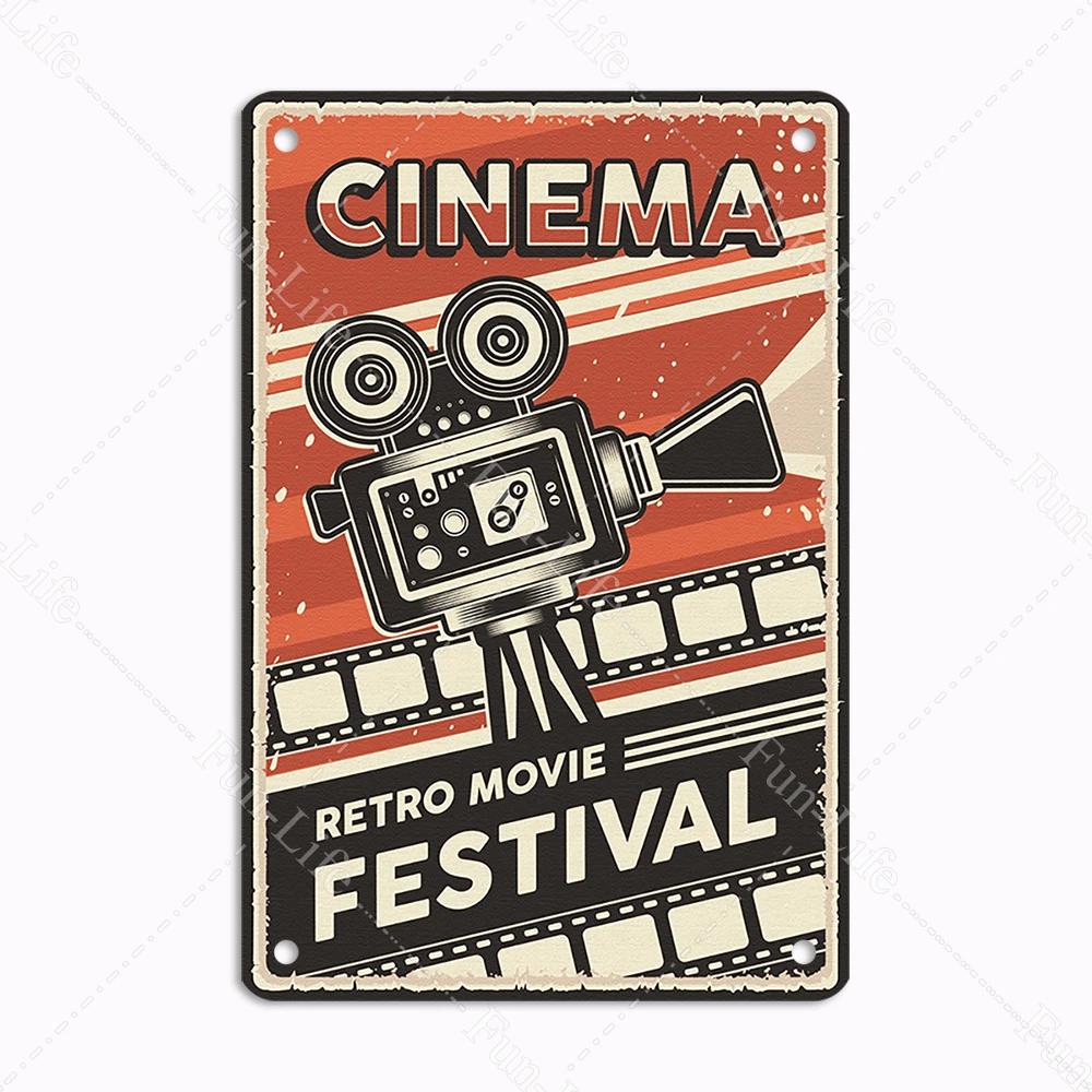 Feature Movie Vintage Posters Show Metal Tin Sign Retro Plaque Cinema Decor Hobby Bedroom Wall Decoration x cm