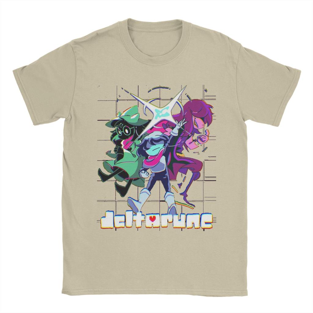 Deltarune Chapter Susie Kris Bold Action Pose Tee Shirt for Unisex Women Graphic Printing T Shirts Cotton Clothing