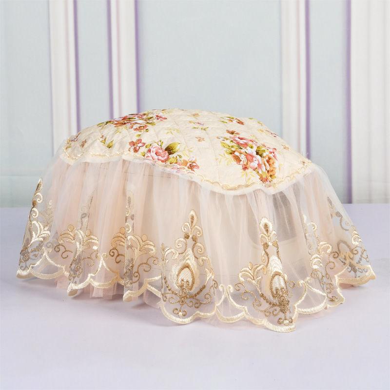 

Квадратный пыленепроницаемый тканевый чехол, пылезащитный кружевной чехол, кухонное стеклянное круглое полотенце square