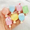Summer Ice Cream Resin Charm Sugar Cherry Citrus DIY Craft Decoration Suitable Phone Cases Scrapbooks Party Supplies