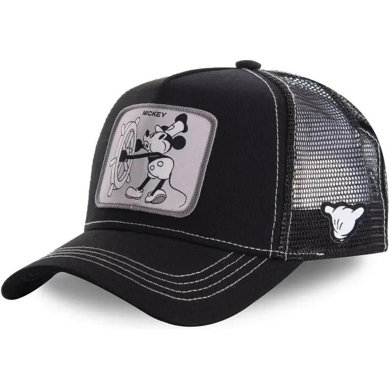 Hot Sale Unisex Anime Cartoon Cap Disney Embroidery Baseball Cap Men Women Trucker Hat