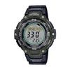 Twin Sensor World Time 200m Water Resistant Digital Compass Watch, Black