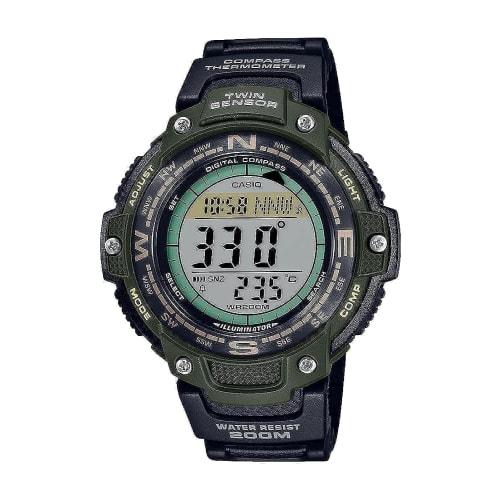 

Casio Twin Sensor World Time 200m Water Resistant Digital Compass Watch, Black