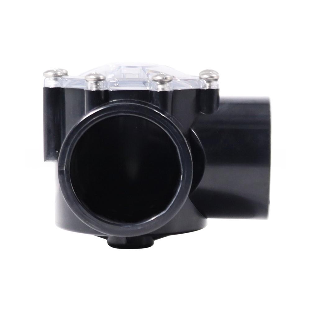 2 Inch Right Angle Two Way Plastic Valve for Pool Diverter Function and Water Control In Non-pressurized or Low-Pressure Lines