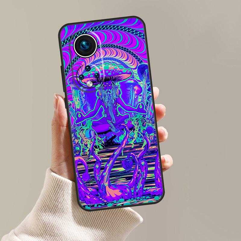 Spiritual Trippy Psychedelic Case For Honor Magic 5 6 7 8 Pro 200 400 Lite 50 70 90 Win RT X8c X8b X9a X9b X9c X9d Cover