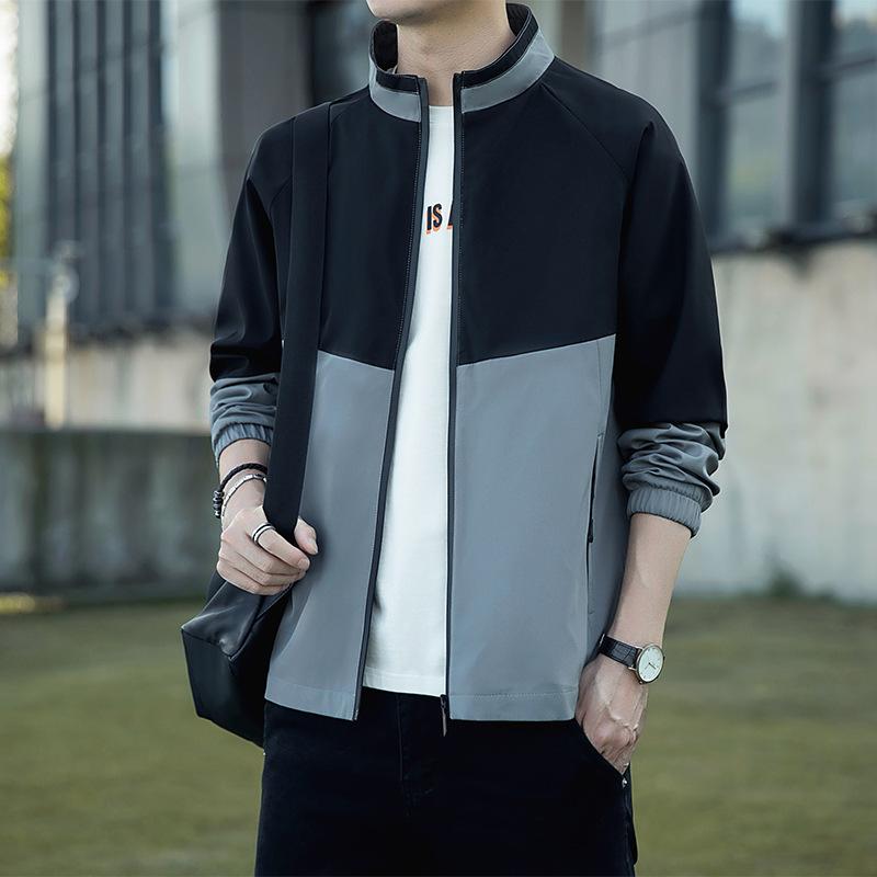 Men's Spring New Korean Style Casual Baseball Uniform Men's Casual Sports Jacket