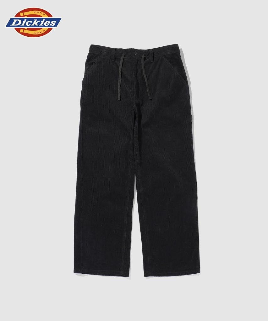 Dickies Men's 100% Cotton 8-Wall Corduroy Painter Pants, Black, Size M