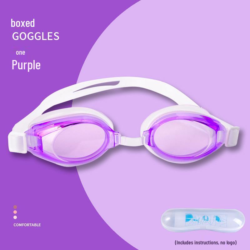 Unisex Waterproof Anti-Fog HD Silicone Swimming Goggles