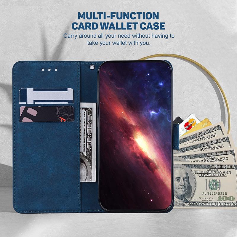 Flip Leather Magnetic Case For Realme C67 C65 4G C55 C53 C51 C35 C33 C31 c30S C25S C21Y C20A C15 C12 2025 C2 C1 Plus Phone Cover