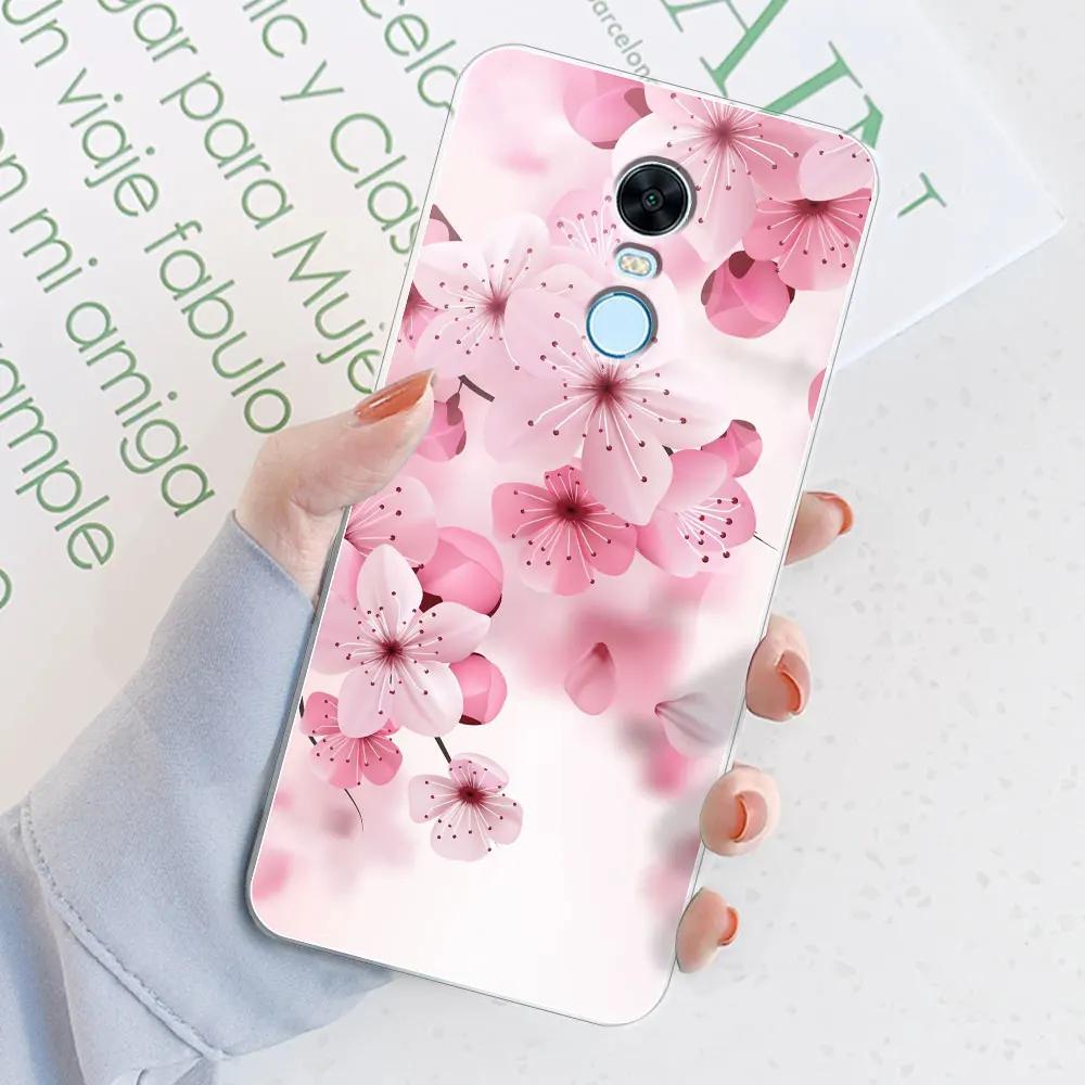 For Xiaomi Redmi 5 Plus Case Redmi 5 Case Marble Transparent Case For Redmi 5 5 Plus Protective Silicone Clear Phone Bumper Bags