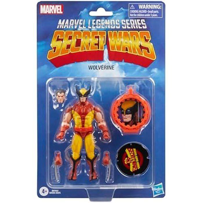 Collectible Figurine - MARVEL - Wolverine - 15 Cm - Yellow and Blue - Alternative Accessories