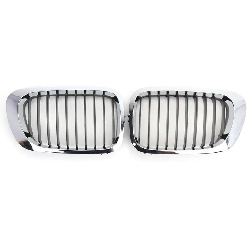 Front Bumper Kidney Grill Compatible with BMW 3 Series 1999-2002 E46 M3 323 I/is 325Ci 328 I/is/Ci 330Ci 2 Doors Grilles