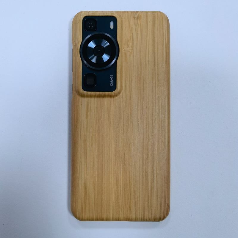 Stylish Aramid Fiber Bamboo Wooden Phone Case for Huawei P60 Pro