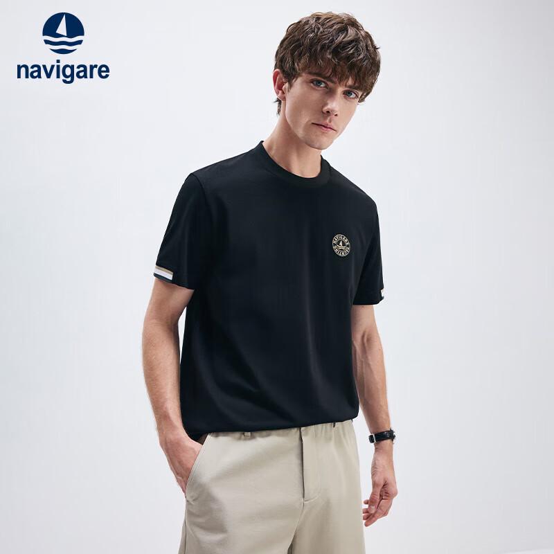 Navegaire Men's Antibacterial Round Neck T-Shirt