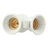 E14 To 2E14 Screw Light Bulb Socket Double Fitting Lamp Adaptor Splitter Tool UK