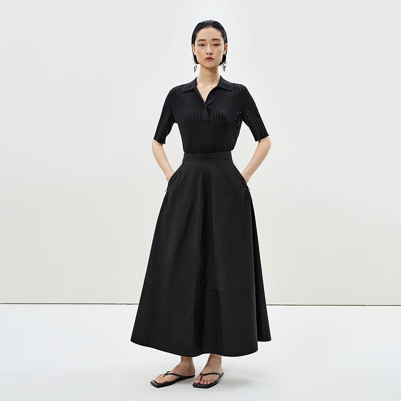 LESS 2025 Summer A-line Loose Skirt