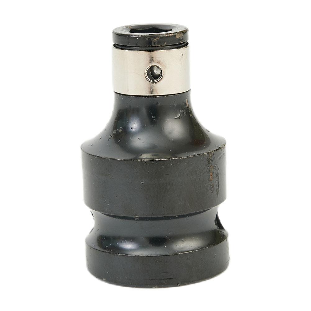 Kit Drill Bit Chuck Adapters 2Pcs Set 1/2 Square Drive To 1/4 Hex Shank