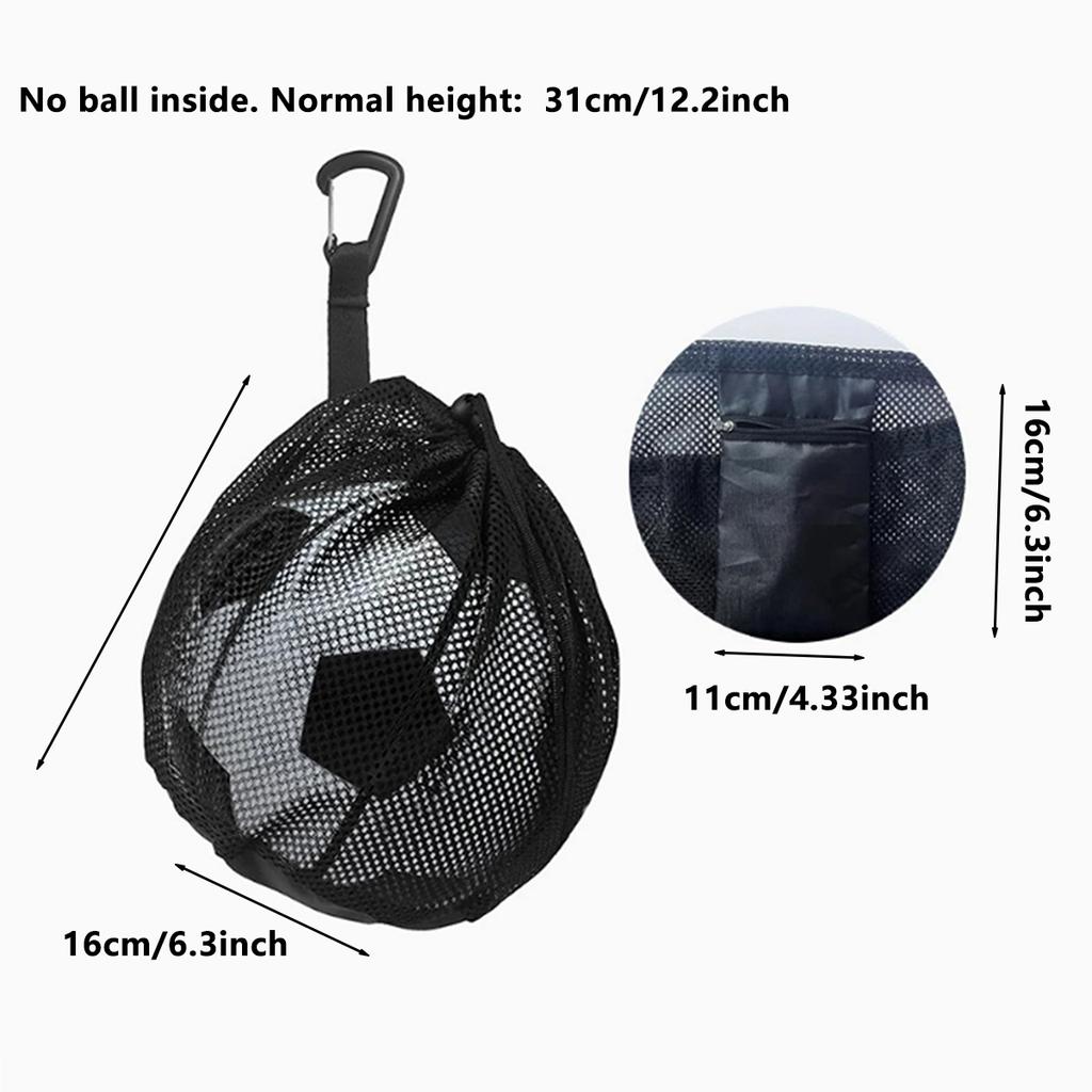 Portable Basketball Net Bag, Football Bag, Volleyball Bag, Drawstring Net Bag, Training Special Net Bag for Sports Shoes