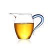 Colored Handle Glass Fair Cup