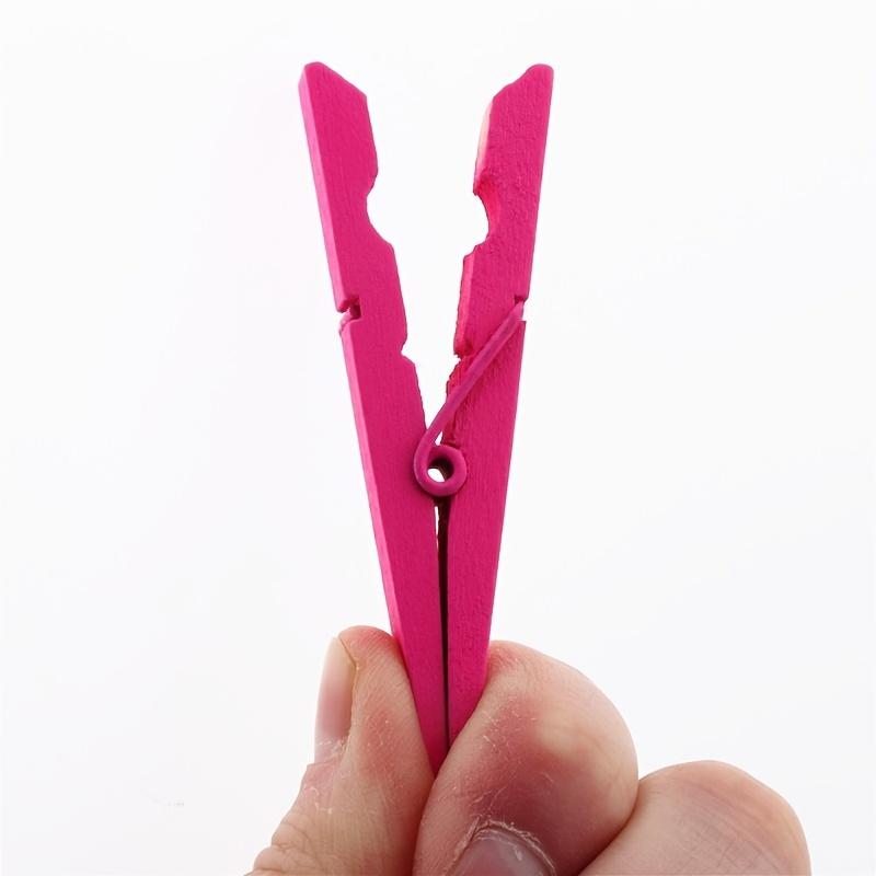 50pcs Colorful Wooden Clip for DIY Decorative Photo Storage and Crafts