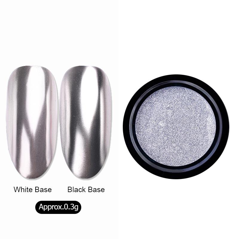 Chameleon Mirror Nail Powder Glitter Decoration Gel Polish Nail Art Dust Metallic Metal Polish Chrome Pigment Dazzling Accessory