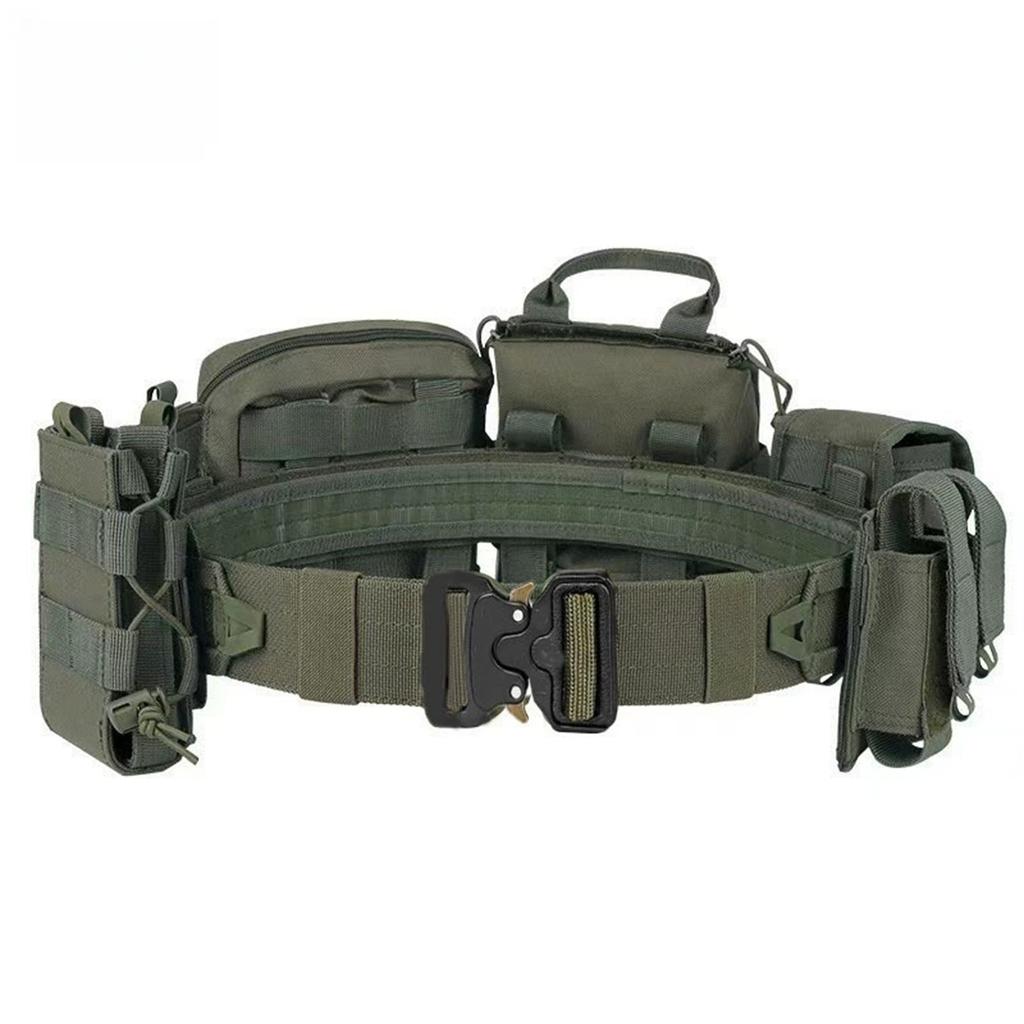 Outdoor  Patrol Set – Multi-Functional 8-Piece Kit with Detachable Adjustable Duty Waist Belt &  Gear