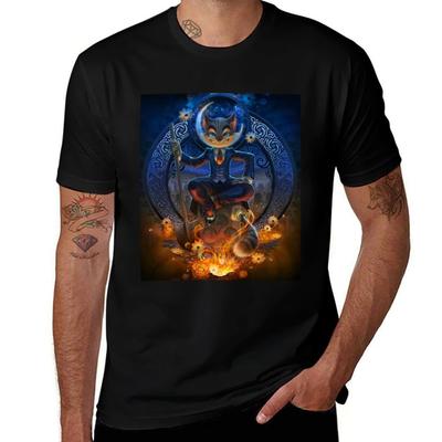 Lackadaisy Schattige Kat T-shirt bedrukte t-shirts voor man grappige t-shirts katoenen t-shirts voor man grafische t-shirts T-shirt