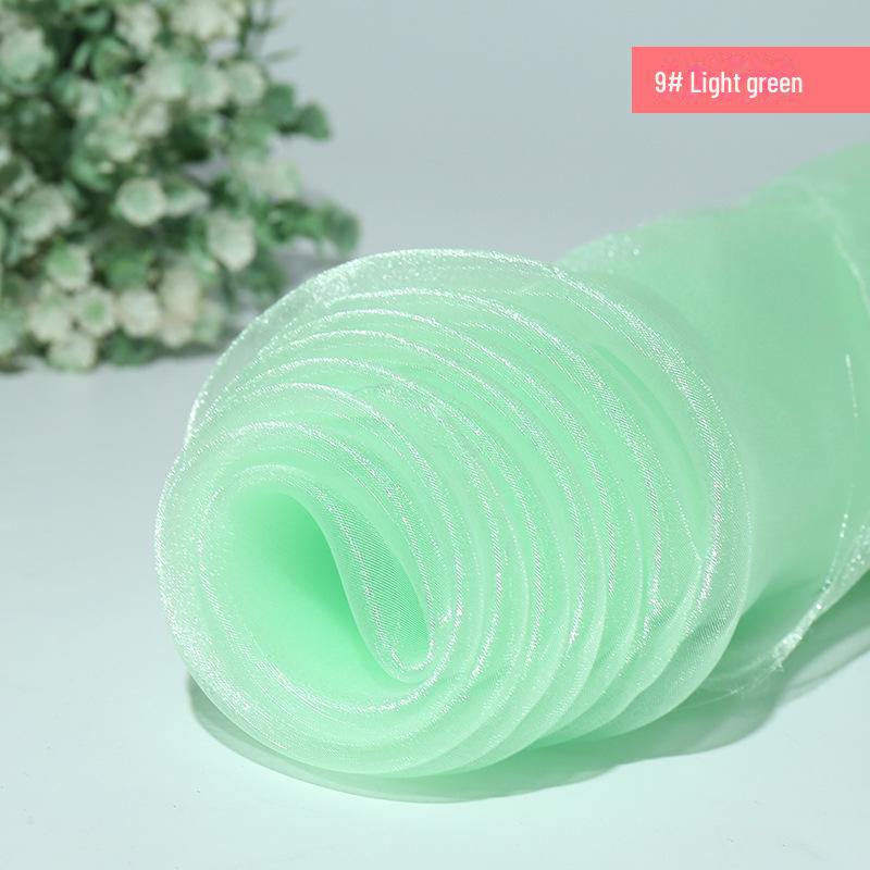 Verschlüsselter Glitzer-Organza Transparentstoff für Babykleider und Hochzeitsdekoration