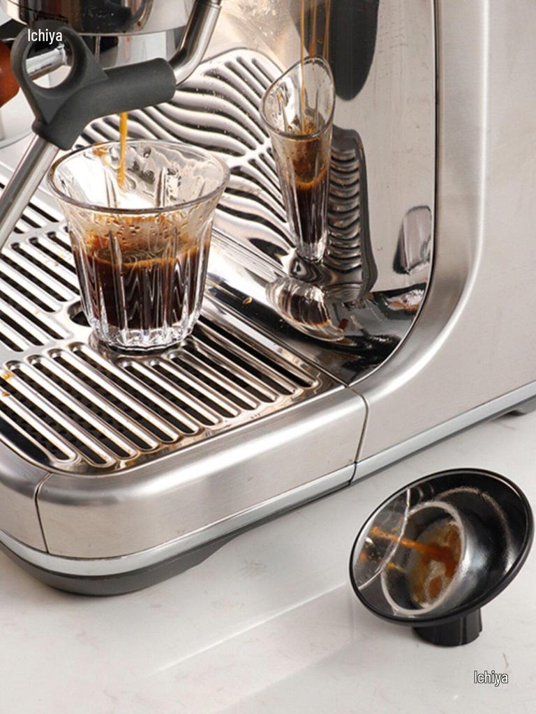 Multidirectional Reflective Sight Glass for Italian Coffee Machines - Bottomless Portafilter with Flow Rate Observation