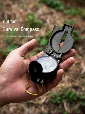 Multifunctional Outdoor Tactical Compass with North Pointer - Model DC45-2A