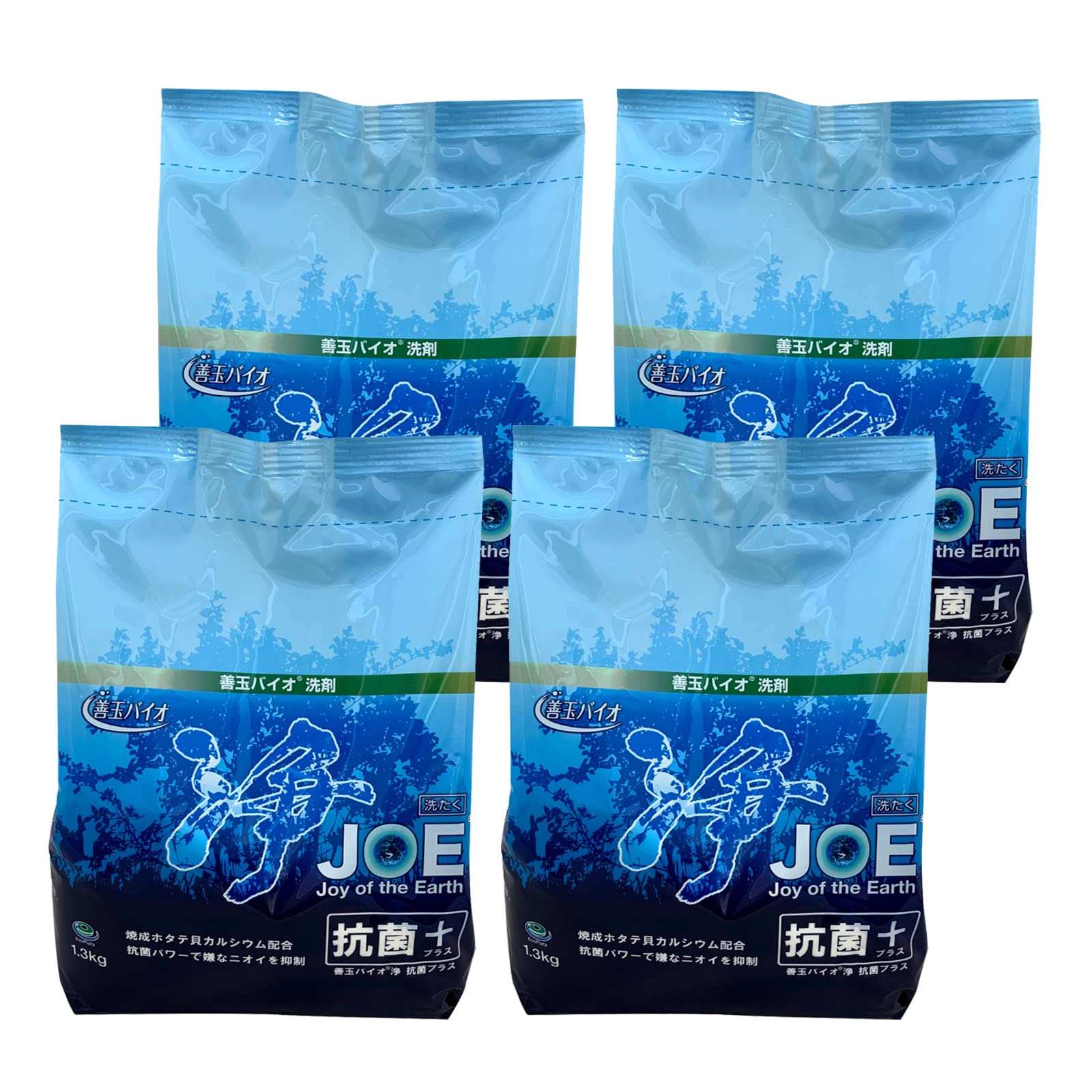 

Zentama Bio Purification Ecoplats JOE Antibacterial Plus Eco Detergent bags refill [4 (no containers)]